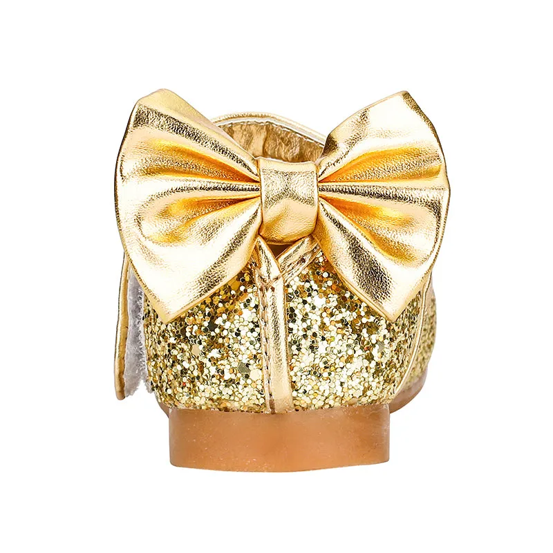 Glitter Ballet Flat Girls Mary Jane Party Dress Shoe